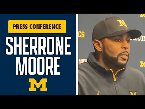 Sherrone Moore Press Conference After Michigan Football 24-7 Win Over Washington I #goblue