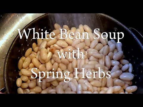 White Bean Soup with Spring Herbs
