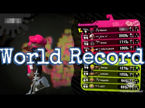 Splatoon 2 Turf War WORLD RECORD