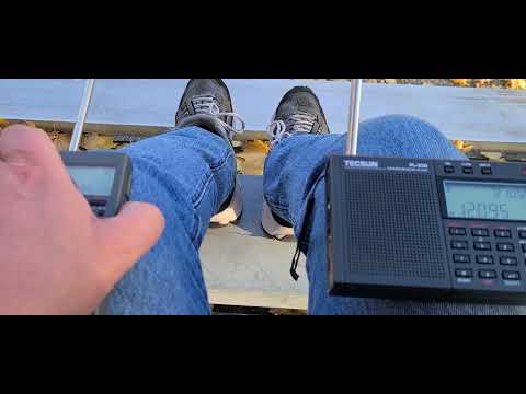 Countycomm GP7 SSB VS Tecsun PL-330 ETM scan outdoors Walk in the park shortwave