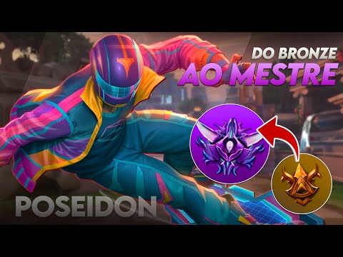 POSEIDON MID, AQUELE KRAKEN PRA DESTRUIR! - ⚡ Smite BR Conquista Bronze ao Mestre