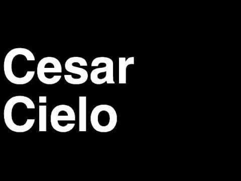 How to Pronounce Cesar Cielo Brazil Bronze Medal 50m Freestyle London 2012 Olympics Video