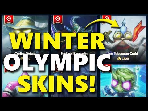 LIMITED TIME SKINS! Winter Olympic Skins Available in Store | Jax, Amumu, Veigar | League of Legends