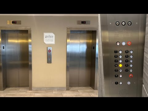 Modded Westinghouse Traction Elevators | Hilton Garden Inn | Crystal City - Arlington, VA