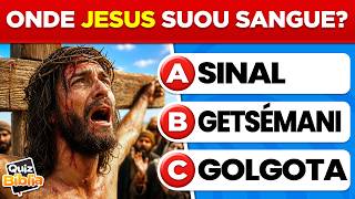 Quiz Sobre a Paixão de JESUS CRISTO | 30 perguntas Sobre os Momentos Finais | Quiz Bíblico