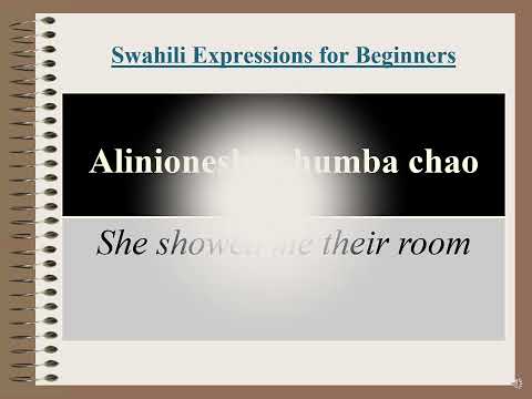 Daily 300 Swahili Expressions For Beginners - Part 1