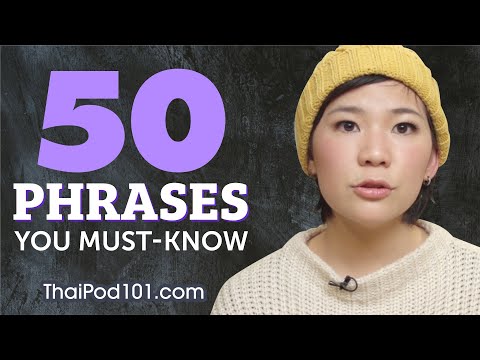 50 Phrases Every Thai Beginner Must Know
