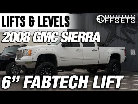 Lifts & Levels - 2008 Gmc Sierra 2500HD, 6" Fabtech Lift