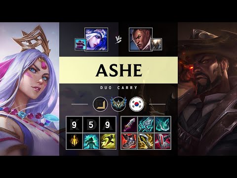 Ashe ADC vs Lucian - KR Challenger Patch 25.14