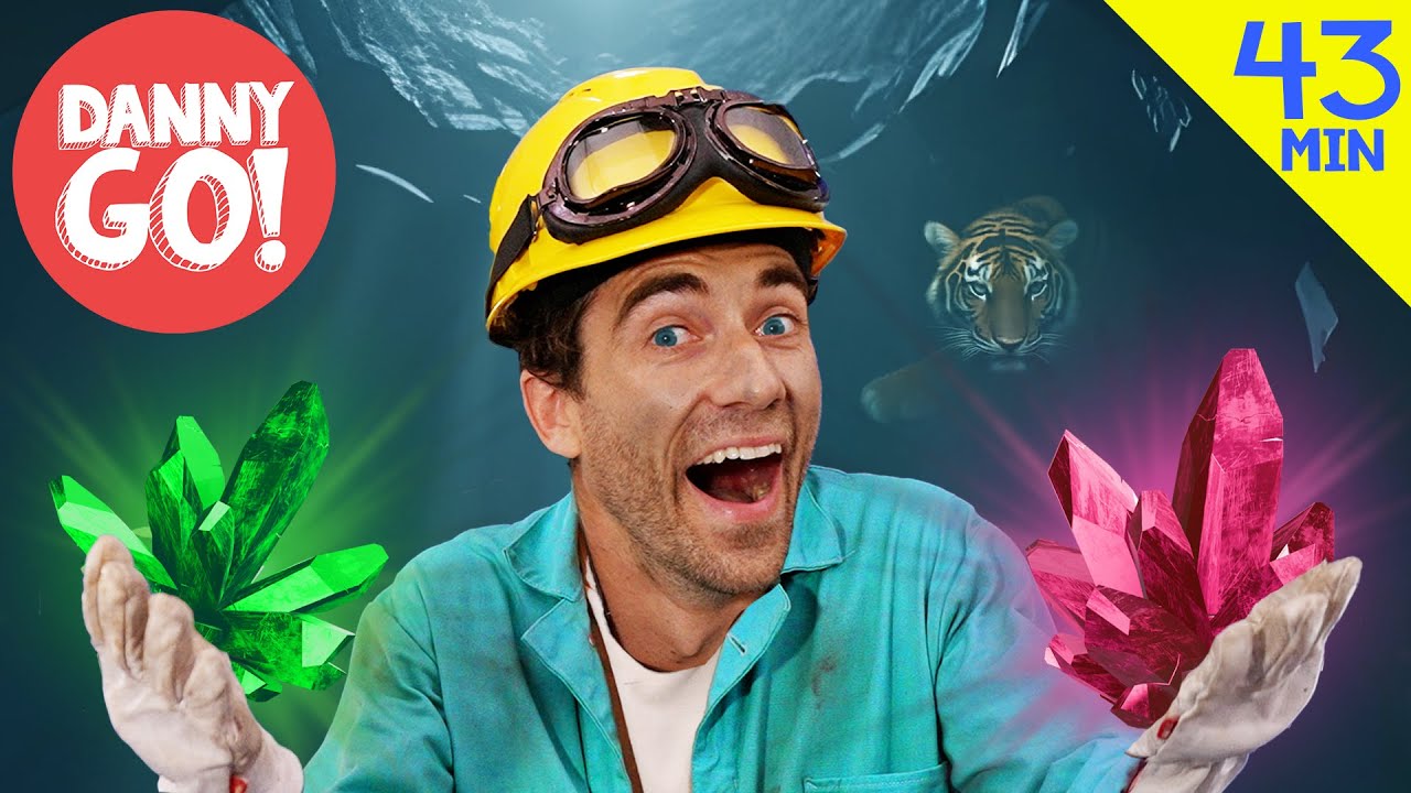 Gems, Tigers, Robots + more! 💎🤖🌋 Floor is Lava Adventure Compilation | Danny Go! Songs for Kids