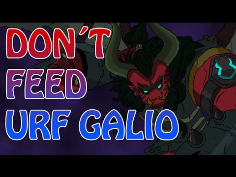 LEAGUE OF LEGENDS URF: DON´T FEED GALIO