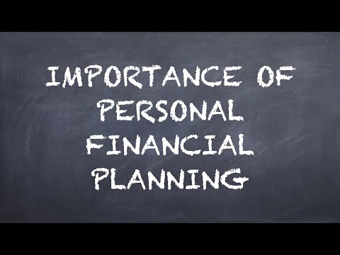 Importance of Personal Financial Planning【Dr Deric】