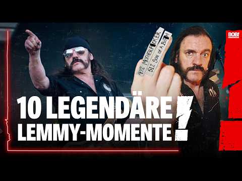 10 legendary Lemmy moments