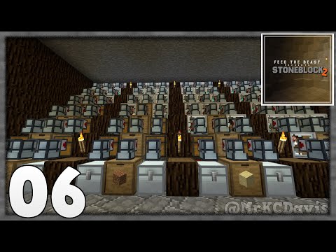 🌹 More Power and Auto Sieving and Hammering 🌹 Ep.06 🎮 Minecraft Stoneblock 2 🎮
