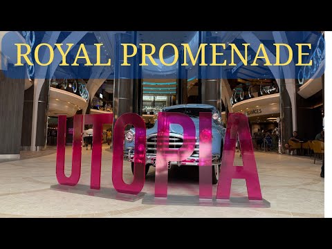 Royal Promenade on Utopia of the Seas | Shops, Bars & Entertainment