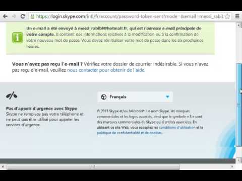 comment retrouver hotmail sur skype