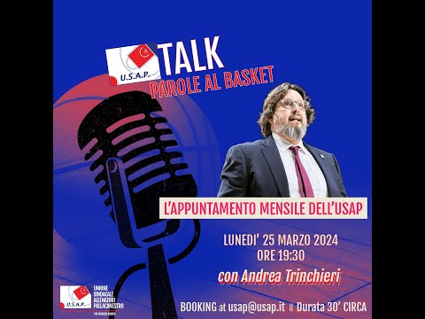 Usap Talk: 2° Episodio | 30 minuti con coach Andrea Trinchieri