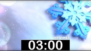 3 Minute Timer with Classical, Calm Music! Countdown Timer for Kids, Piano Instrumental Music!