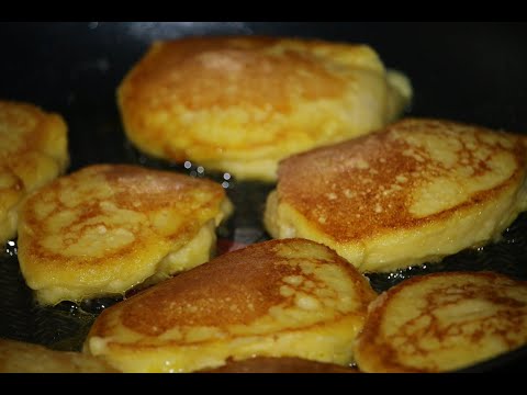 Fluffy pancakes made from boiled potatoes, perfect for goulash sauces or sweet dishes.