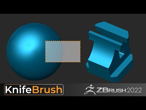 The All New Knife Brushes in ZBrush 2022! Ad