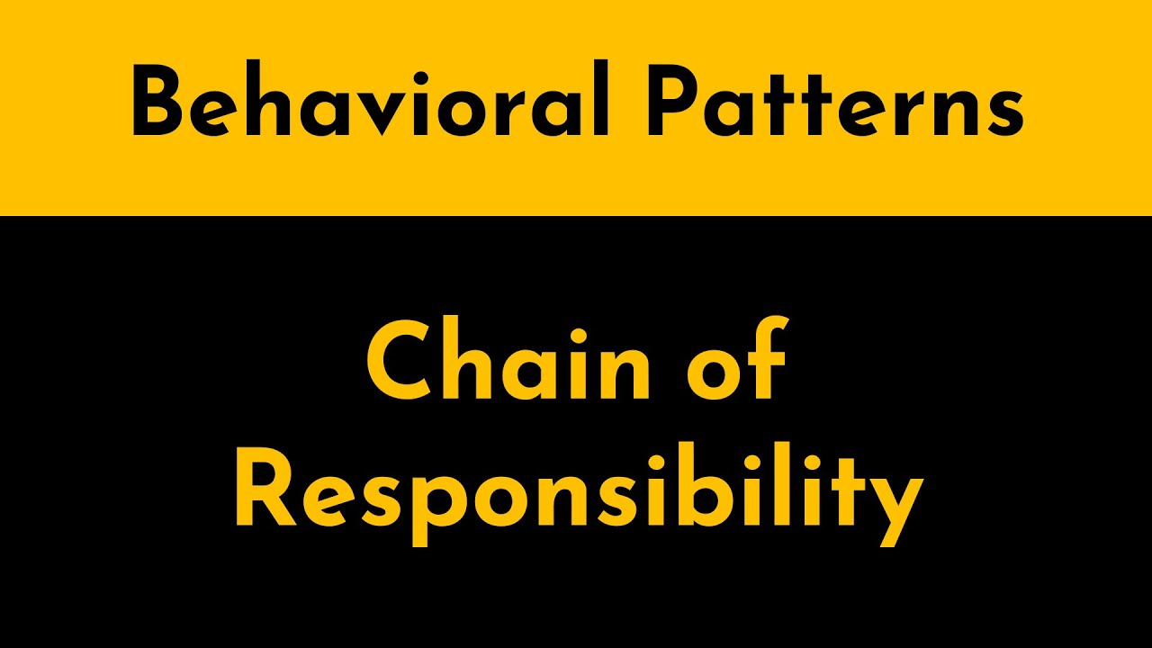 The Chain of Responsibility Pattern Explained & Implemented | Behavioral Design Patterns | Geekific