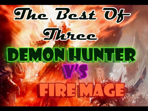 WoW [Legion Beta] 110 Demon Hunter V's Fire Mage Duels - Gameplay - GIVEAWAY!