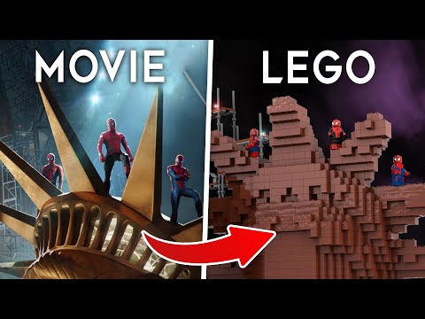 I'm Building a GIANT LEGO Spiderman No Way Home Final Battle!