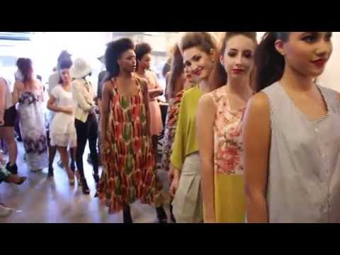 Katrina Z'Chori at LA "Fashion Next" Backstage