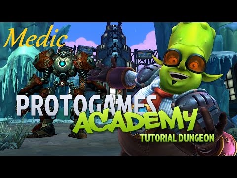 Wildstar PVE: Protogames Academy Dungeon Walkthrough - Medic Gameplay