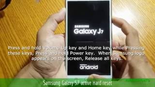Samsung Galaxy S7 active Hard reset