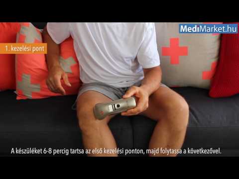 Térdfájdalom, sérülés kezelése  B-Cure lágylézer készülékkel