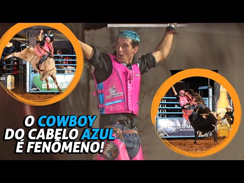 O COWBOY do CABELO AZUL é um FENÔMENO!!!
