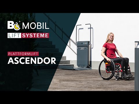 B.MOBIL - Ascendor Plattformtreppenlift