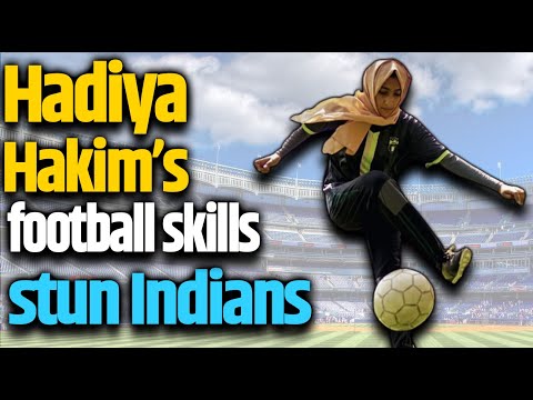 Hadiya Hakim's football skills stun Indians || Awaz the voice