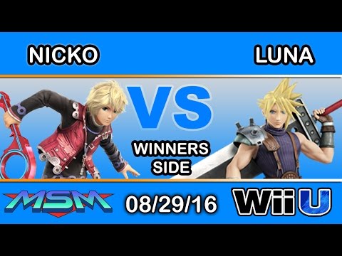 MSM 63 - 2Scoops | Nicko (Shulk) Vs. Luna (Cloud) Winners Side - Smash Wii U