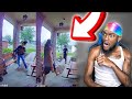 Bully Chases Kid Into Home & Instantly Regrets It