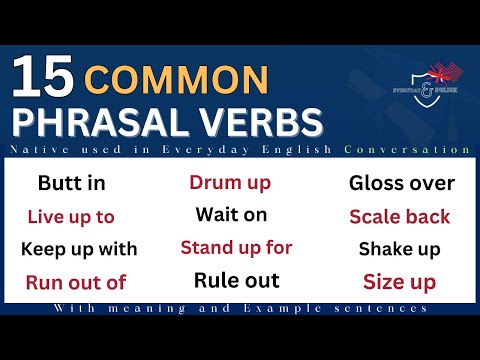 30 common phrasal verbs with the words COME LOOK GO used in daily English conversation