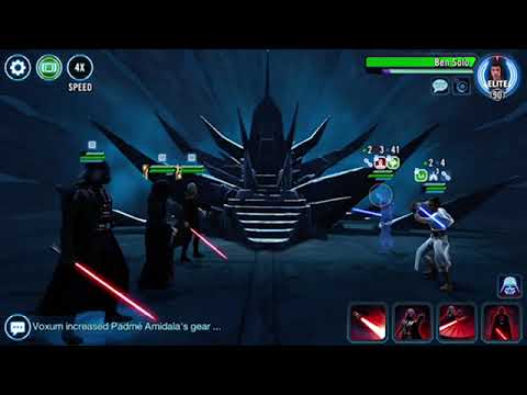 SWGOH Sith Eternal Emperor Event Tier 6 R7 only one Zeta   Rey Lifebloods
