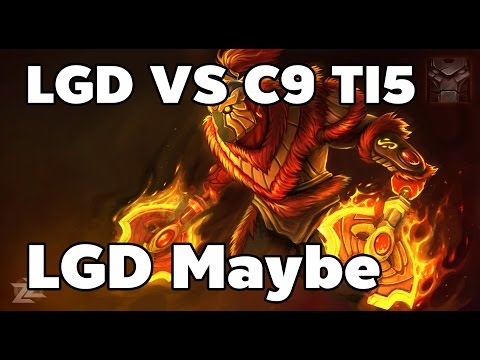 LGD Maybe Ember Spirit VS C9  Comeback Game TI5 Dota 2