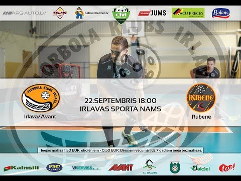 Highlights: Irlava/Avant - Rubene (florbols, virslīga)