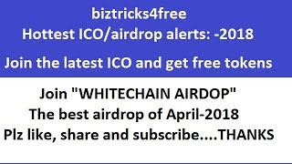 Join the latest airdrop "WHITECHAIN" and get free tokens worth $200 USD - In English