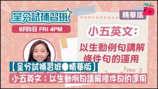 【英文補習班】精華版:以生動例句講解條件句的運用