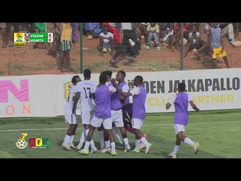 VISION FC 1-1 ACCRA HEARTS OF OAK | GHANA PREMIER LEAGUE HIGHLIGHTS.