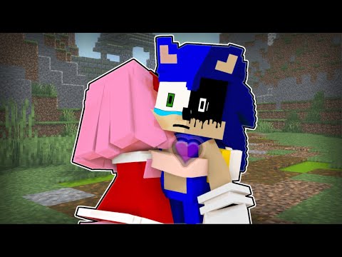 Sonic Losing Mind - (HAPPY Ending) - FNF Minecraft Animation - Animated