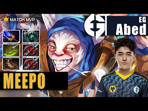 Meepo Mid | EG.Abed | WORLD'S NO. 1 MEEPO | GIVE ABED MEEPO = EG AUTOWIN | 7.32c Gameplay Highlight