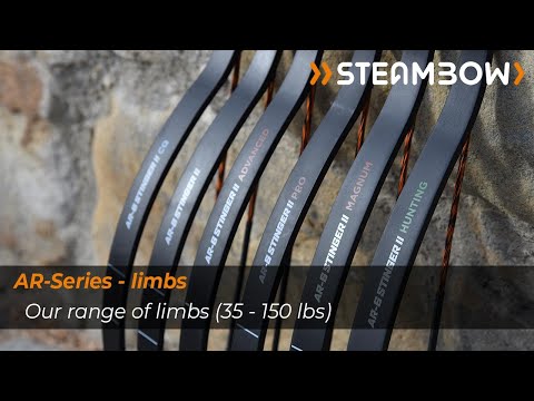 Steambow's portfolio of limbs for the AR-6 Stinger II