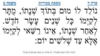 מסכת בכורות פרק ד משנה ב
