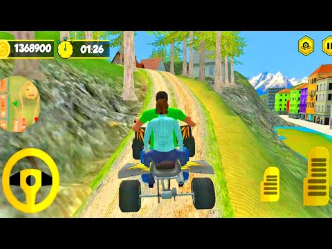 Mountain Taxi ATV Bike 4x4 Racing Game | ATV Bike Driving Game | Mountain Taxi Bike Games