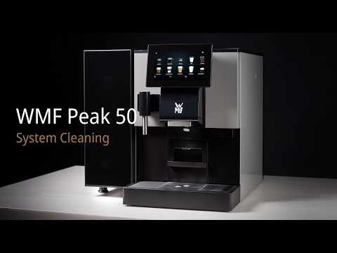 WMF Peak 50 - Εβδομαδιαίος καθαρισμός συστήματος