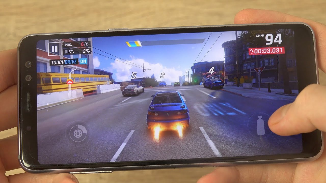 Asphalt 9 Samsung Galaxy A8 2018 Gameplay Review